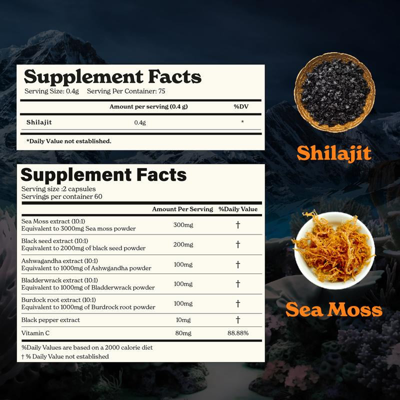 Himalayan Shilajit Sea Moss Blend