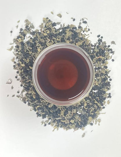 Green Tea and Elderberry Loose Leaf 