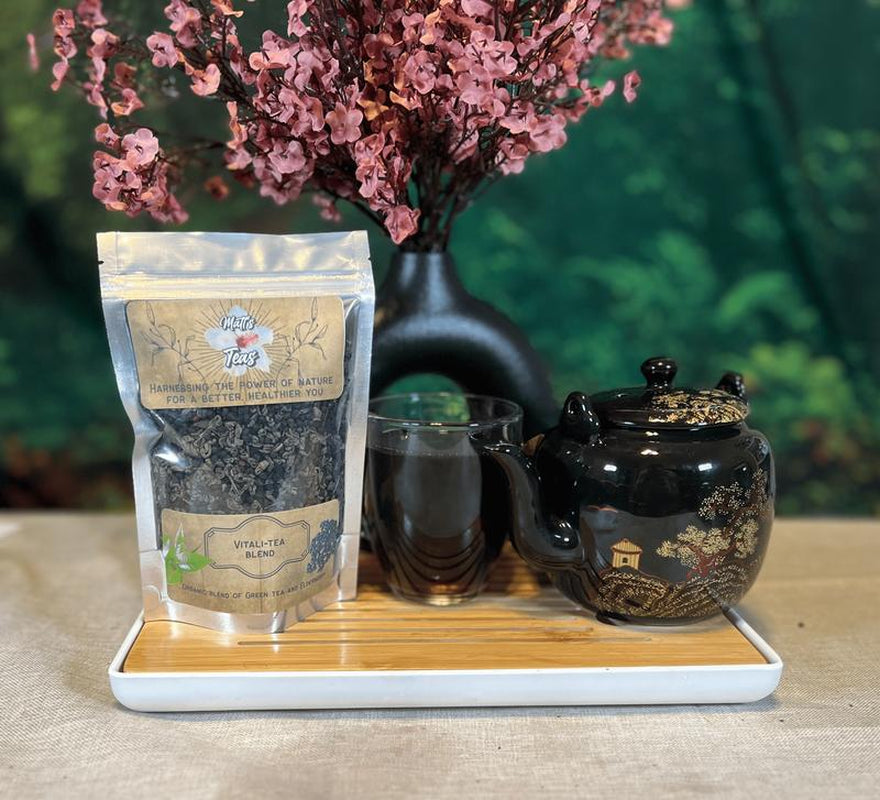 Green Tea and Elderberry Loose Leaf 