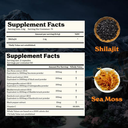 Himalayan Shilajit Sea Moss Blend